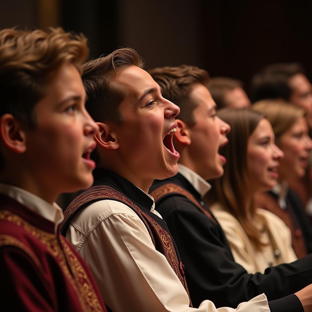 Young Men Singing South African Choral Music