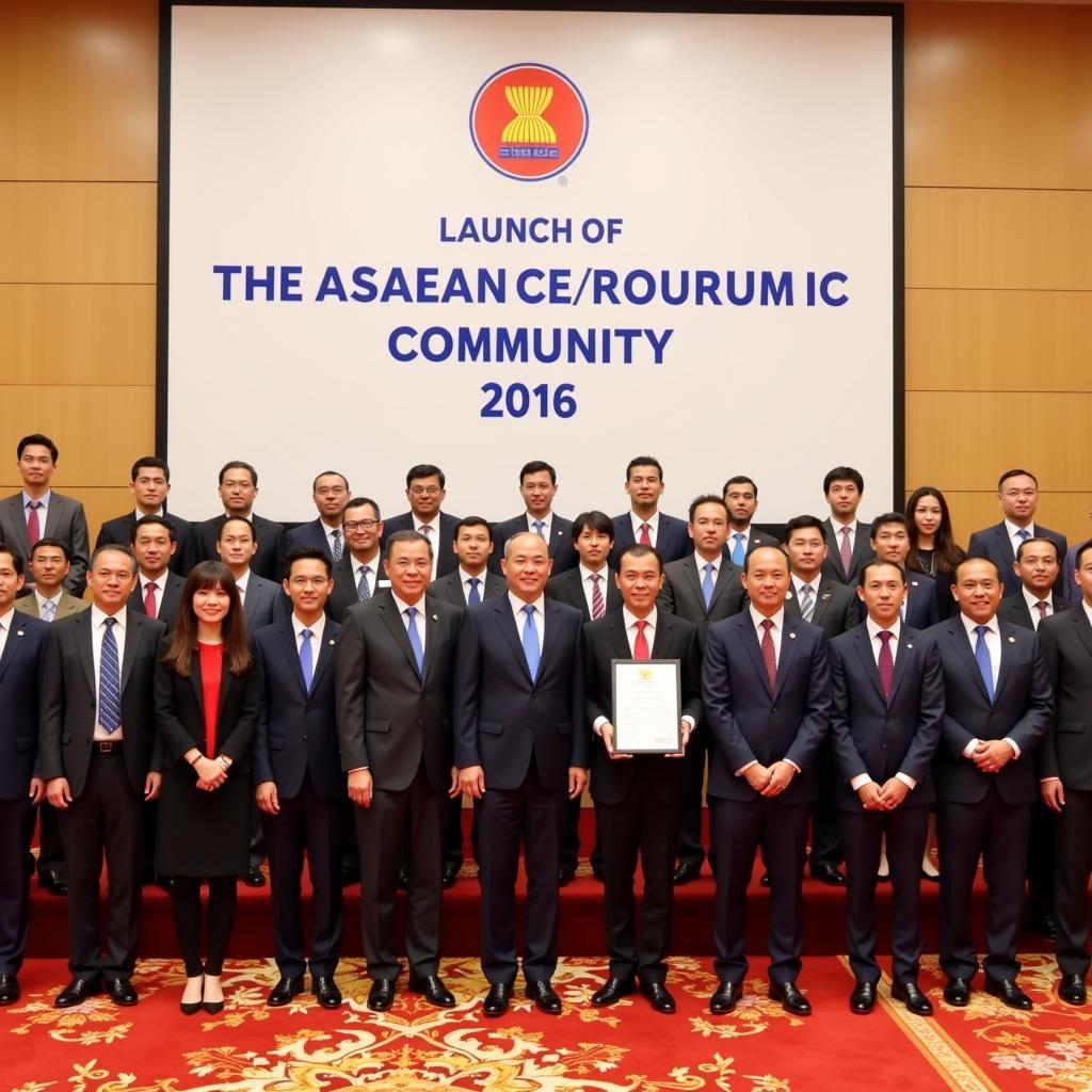 2016 ASEAN Economic Community Launch Ceremony