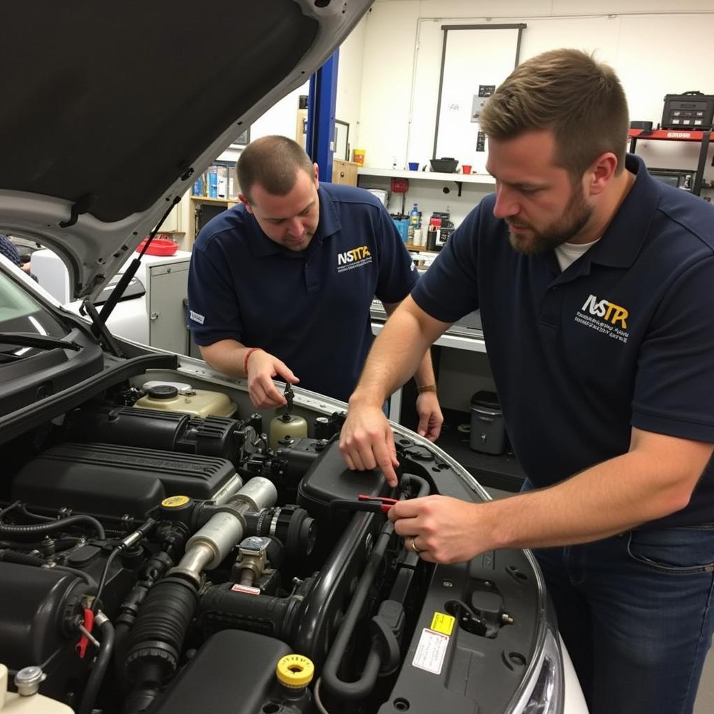 Hands-on training at the 2016 NATEF ASE Workshop