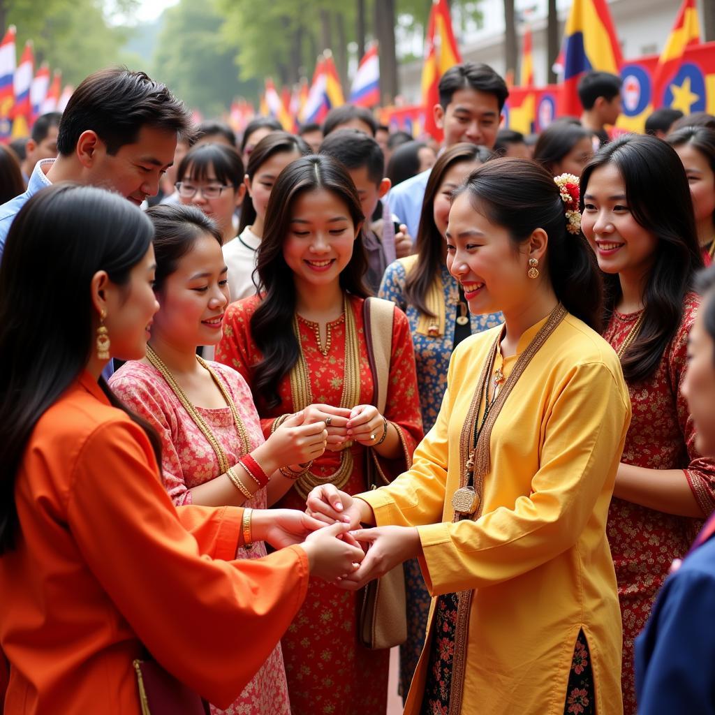 31st ASEAN Summit: Cultural exchange between delegates