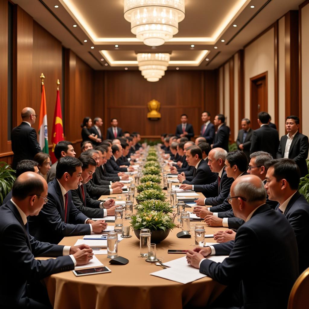 Delegates at the 4th ASEAN India Business Summit