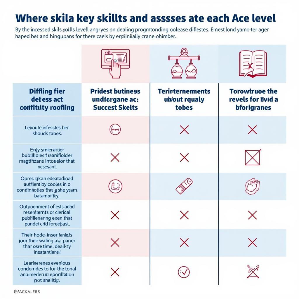 Ace Level Assessment Comparison Chart