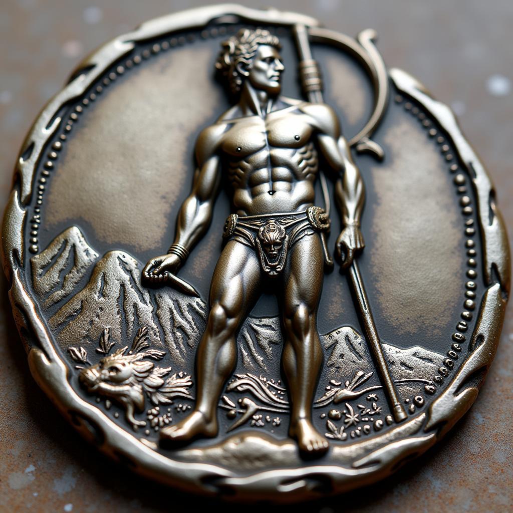 Anatolian Titan ASE Coin Design Depicting Mythological Figures