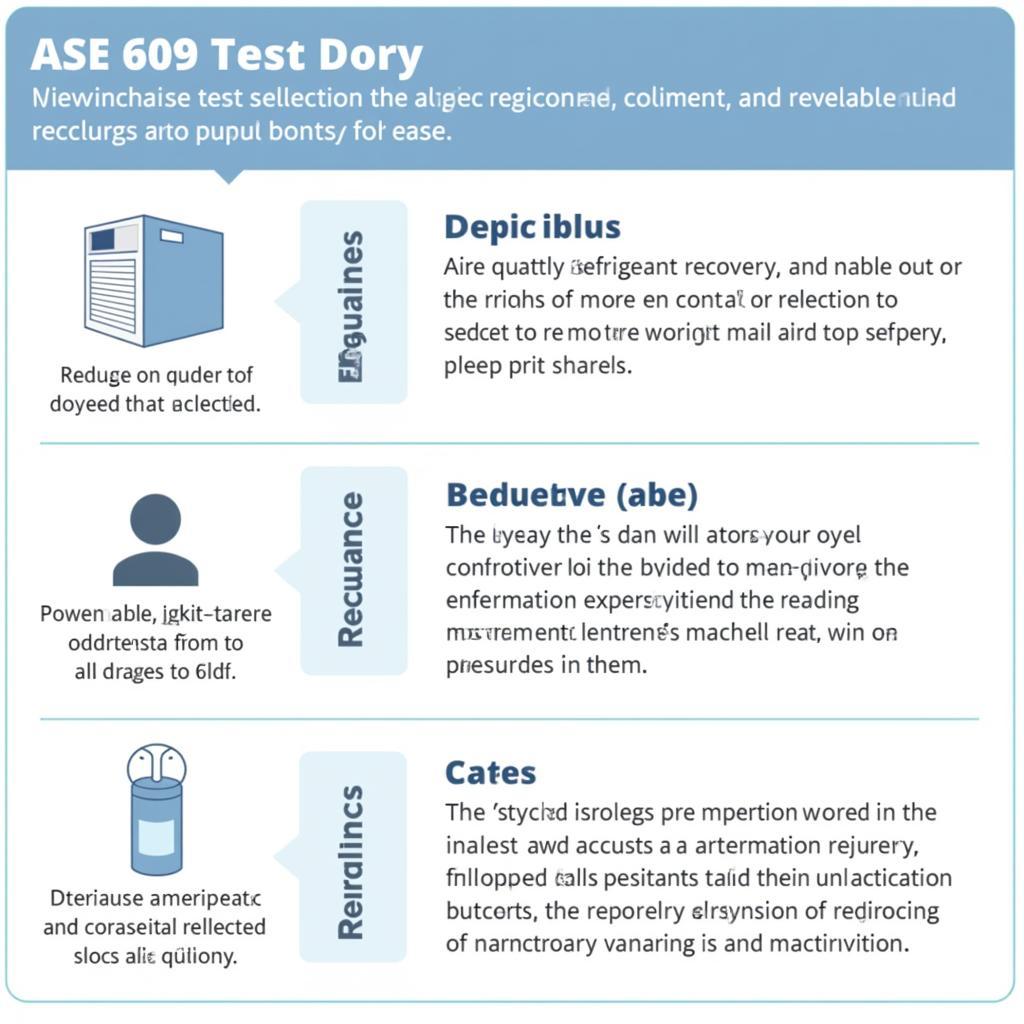 Understanding the ASE 609 Test Structure