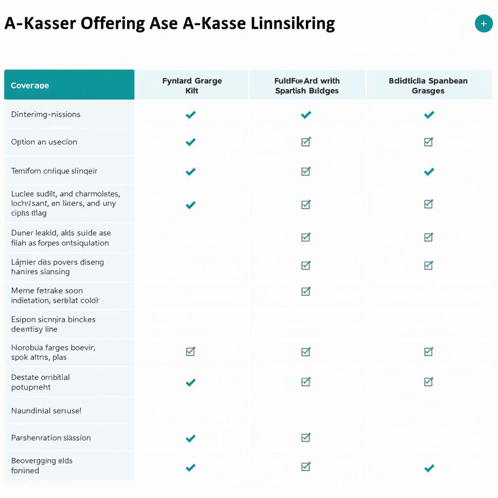 Ase A-kasse Lønsikring Comparison