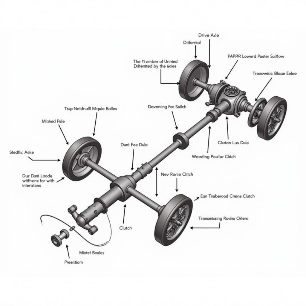 ASE A3 Manual Drivetrain and Axles Diagram