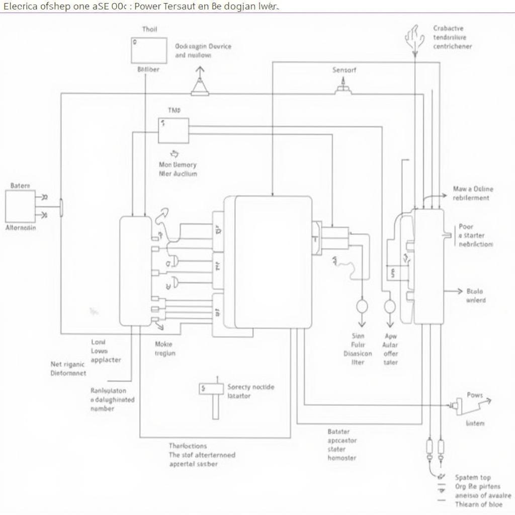 ASE A6 Electrical Electronic System Test Diagram