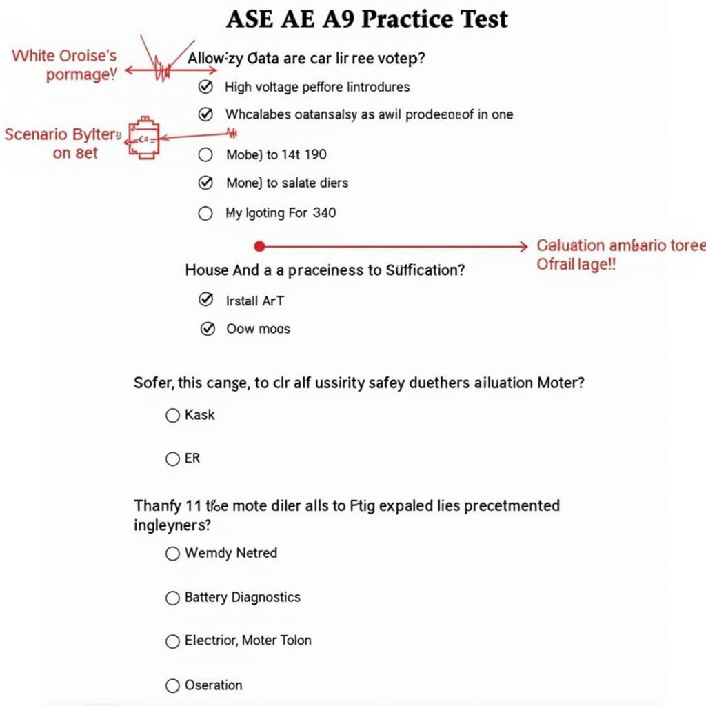 ASE A9 Practice Test Format and Content Overview