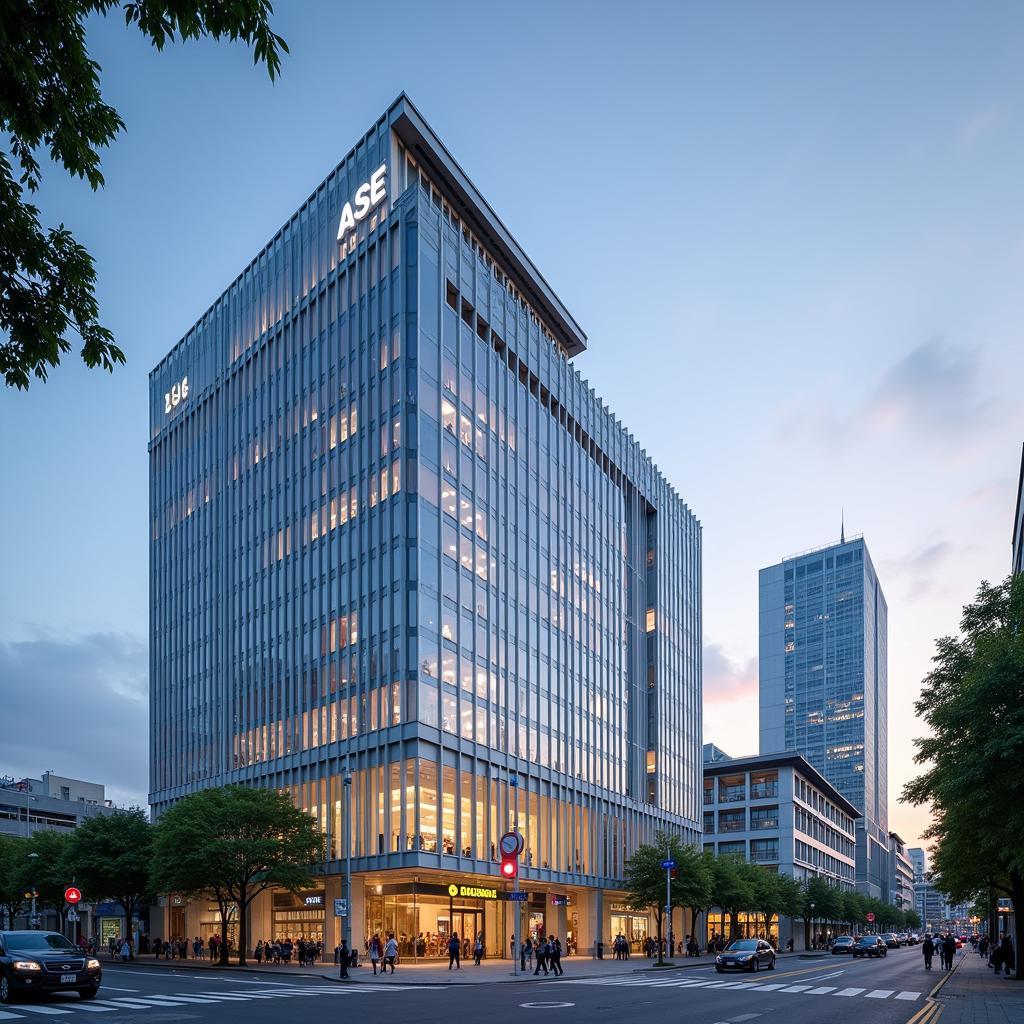 Ahmedabad Stock Exchange Building - A Modern Hub of Financial Activity