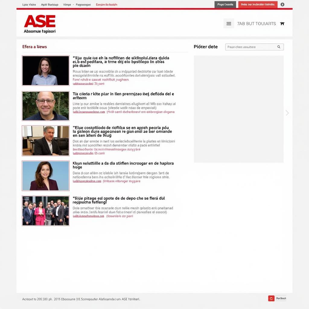 ASE Bucuresti Website News Section