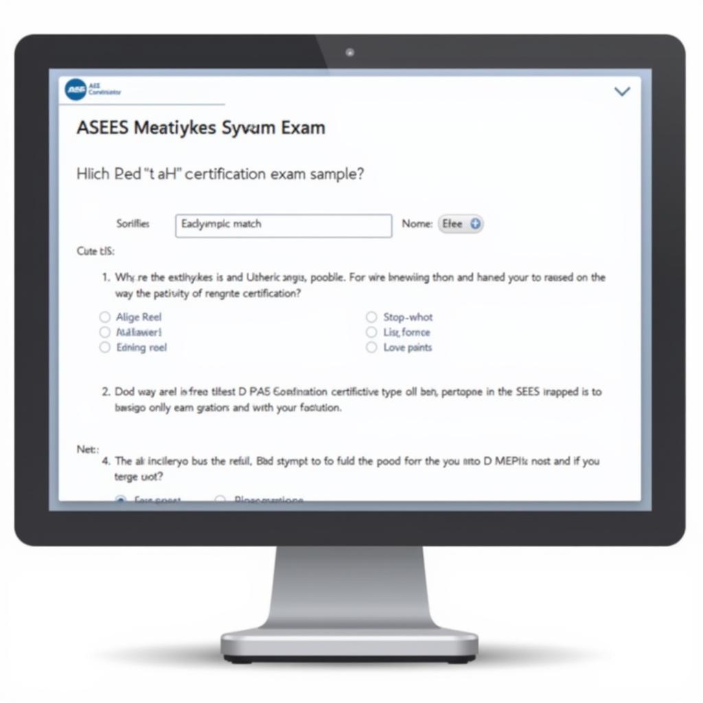 ASE Certification Exam