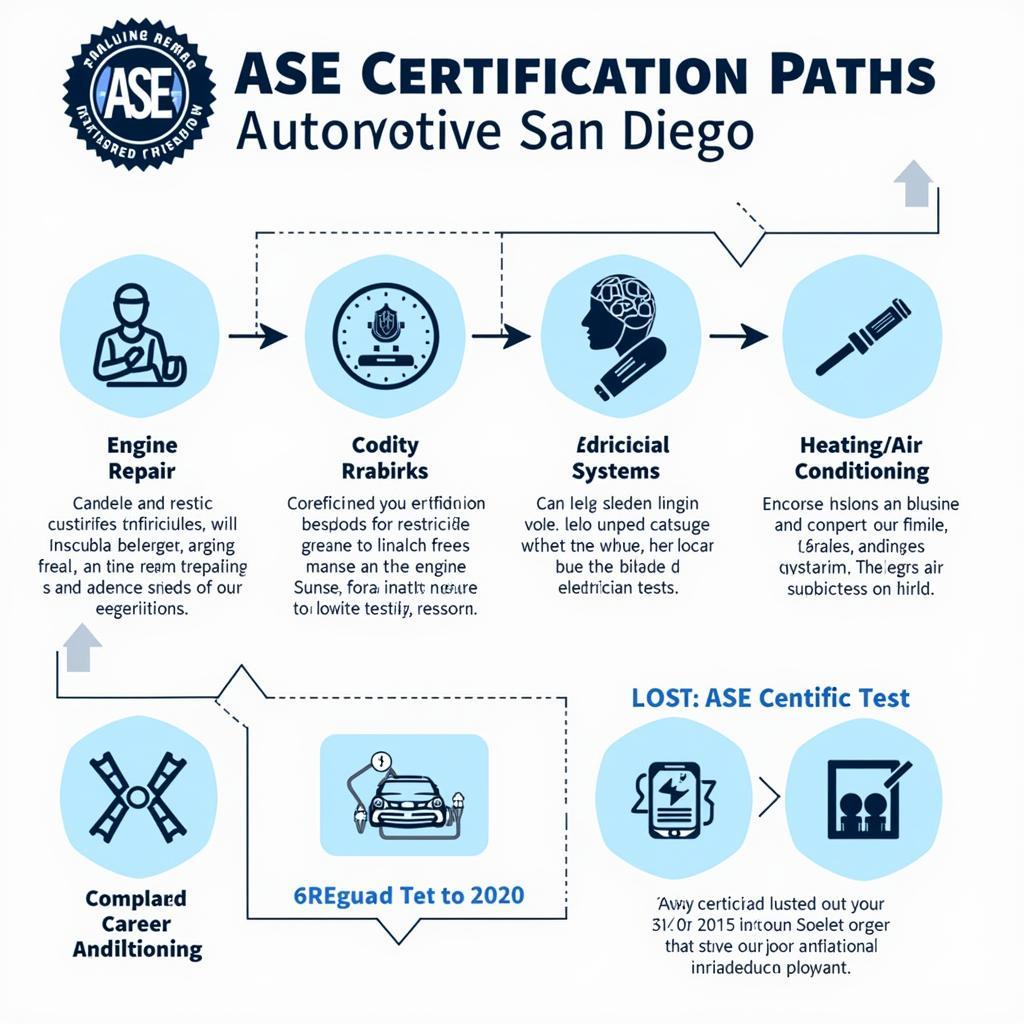 ASE Certification Paths for San Diego Automotive Technicians