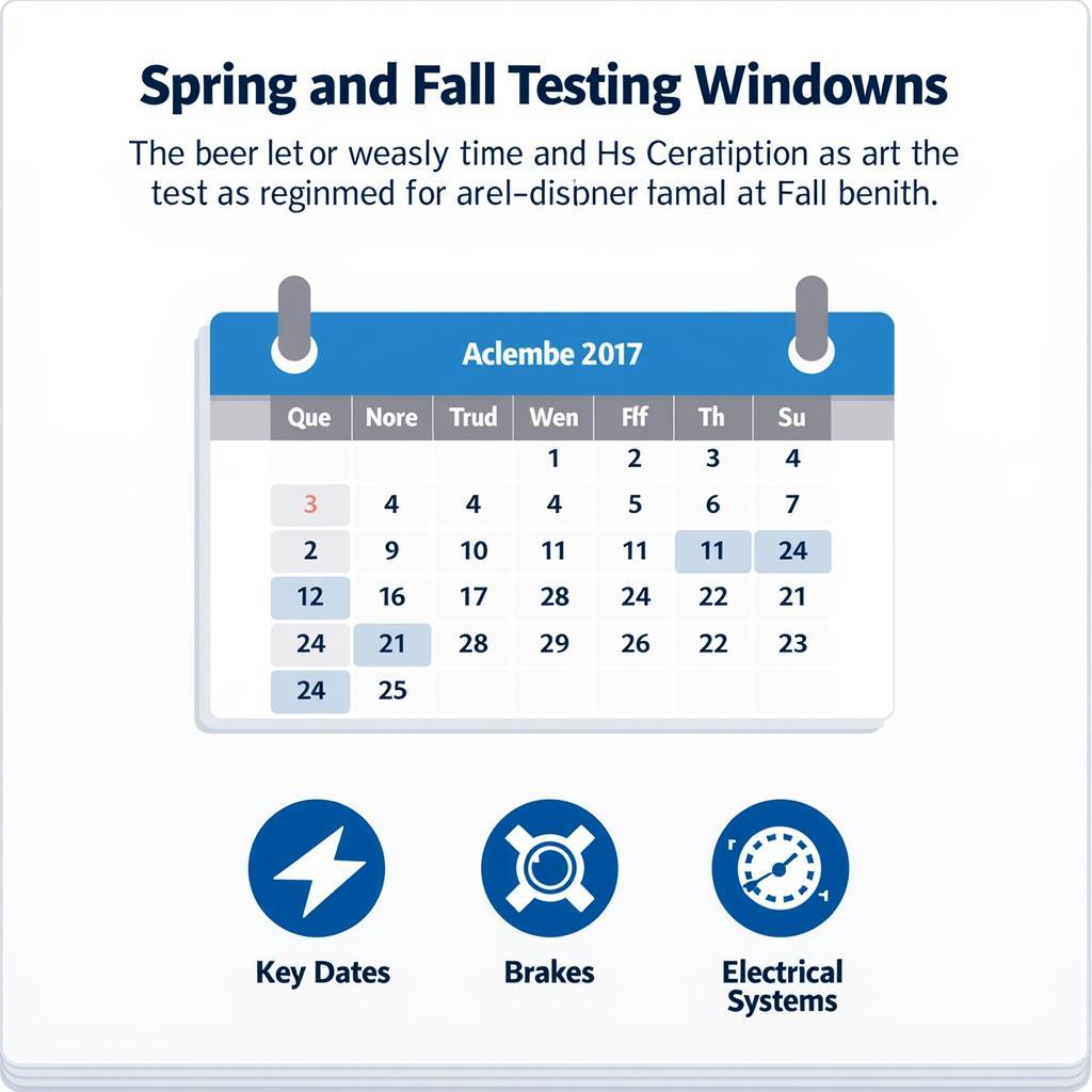 ASE Certification Test Schedule Calendar