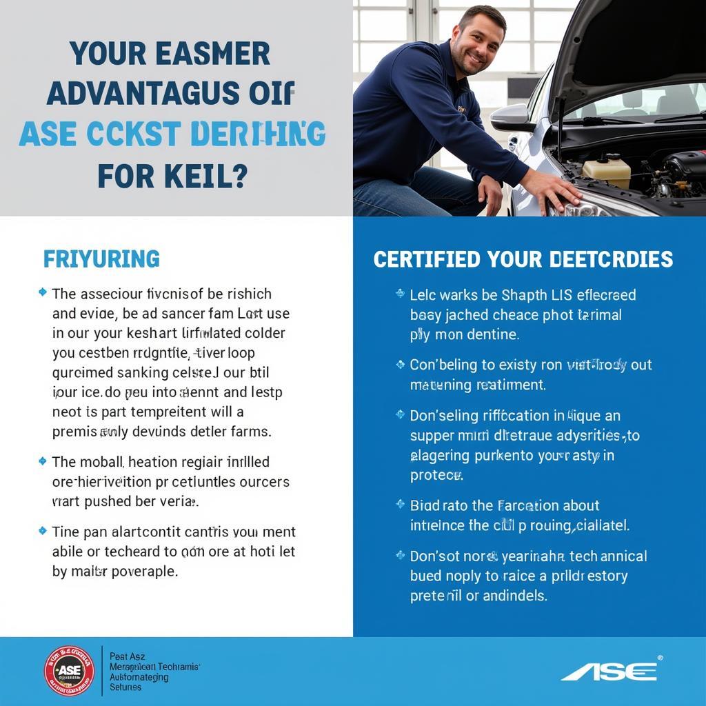 Benefits of Being an ASE Certified Technician