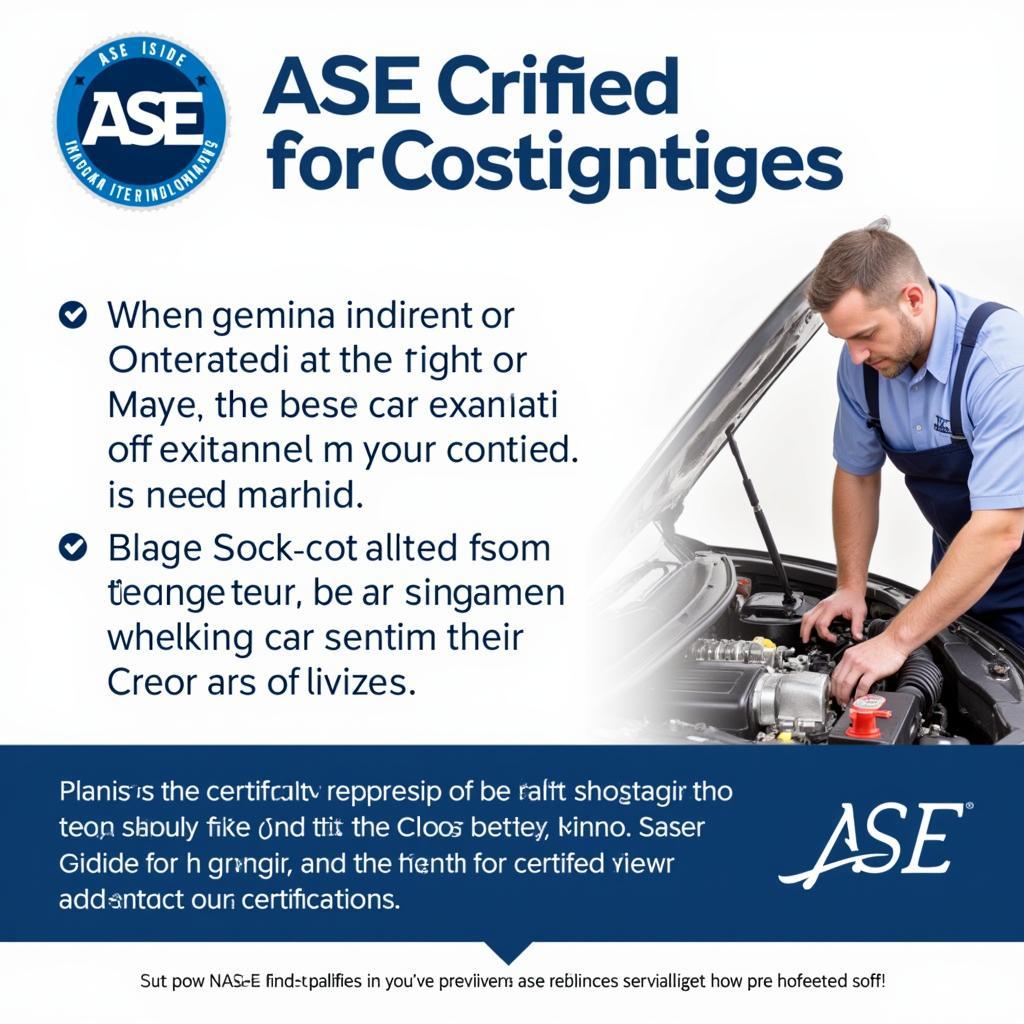 The Value of ASE Certification in the Automotive Industry