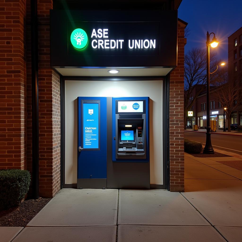 ATM of ASE Credit Union in Downtown Montgomery