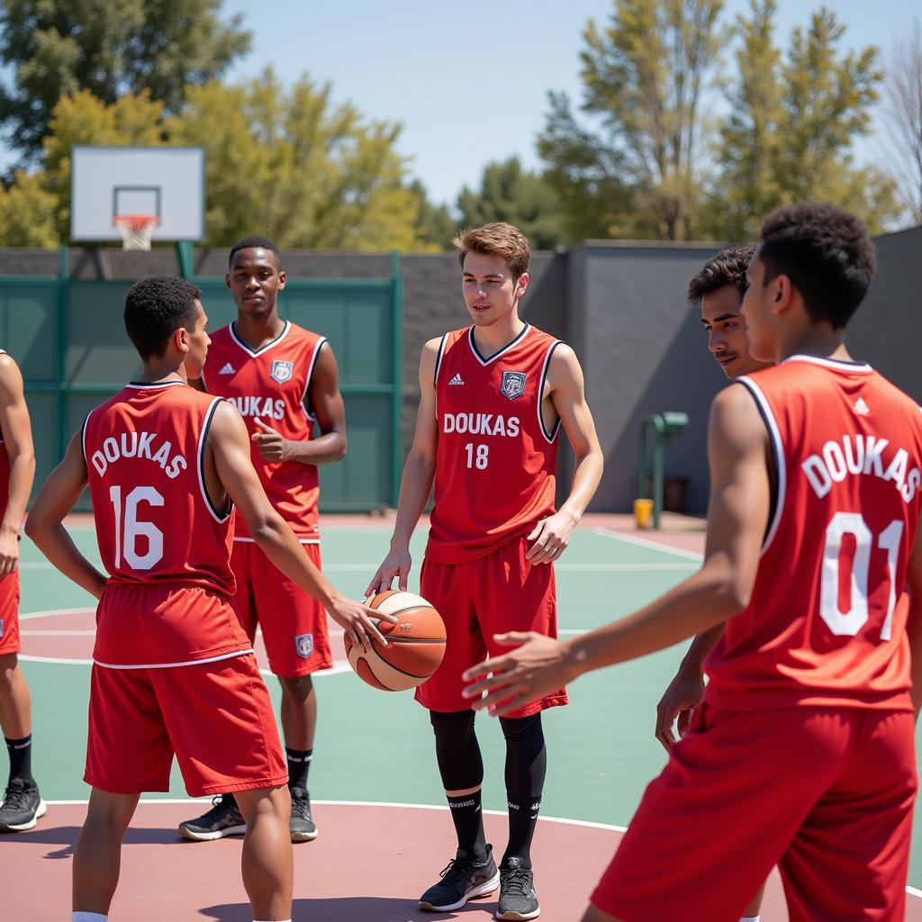 ASE Doukas Basketball U16 Team Photo