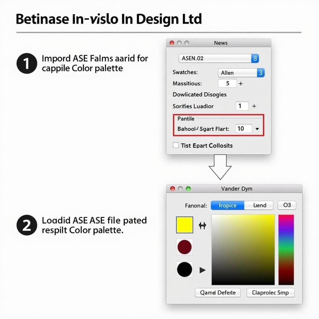 Importing ASE File into InDesign