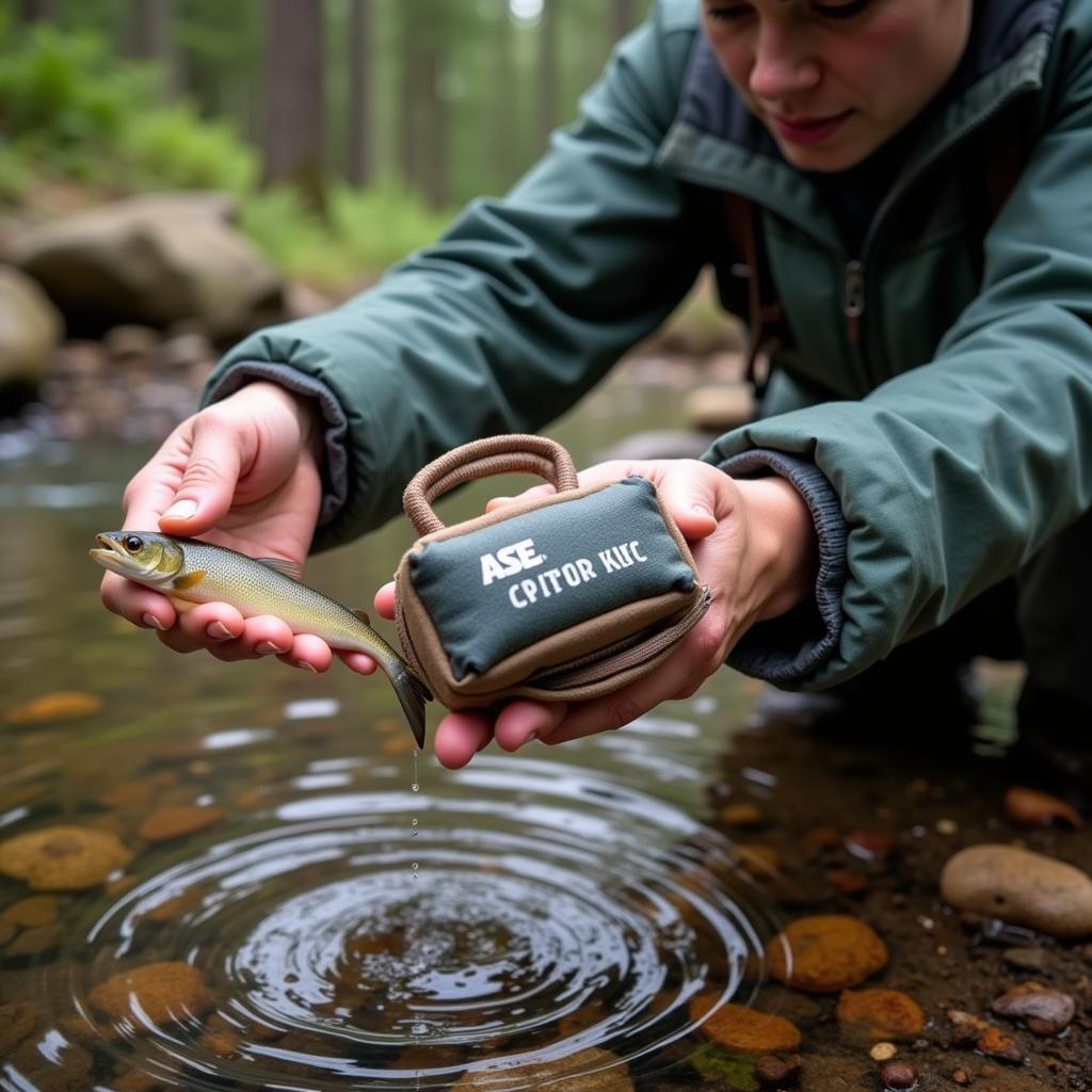 Using an ASE Fishing Kit in a Survival Situation