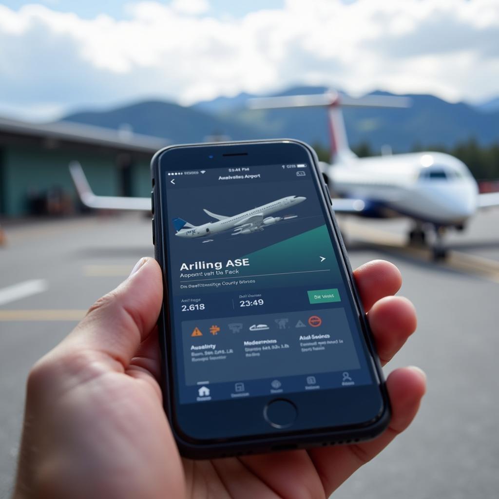 Using an ASE Flight Tracker on a Mobile Phone