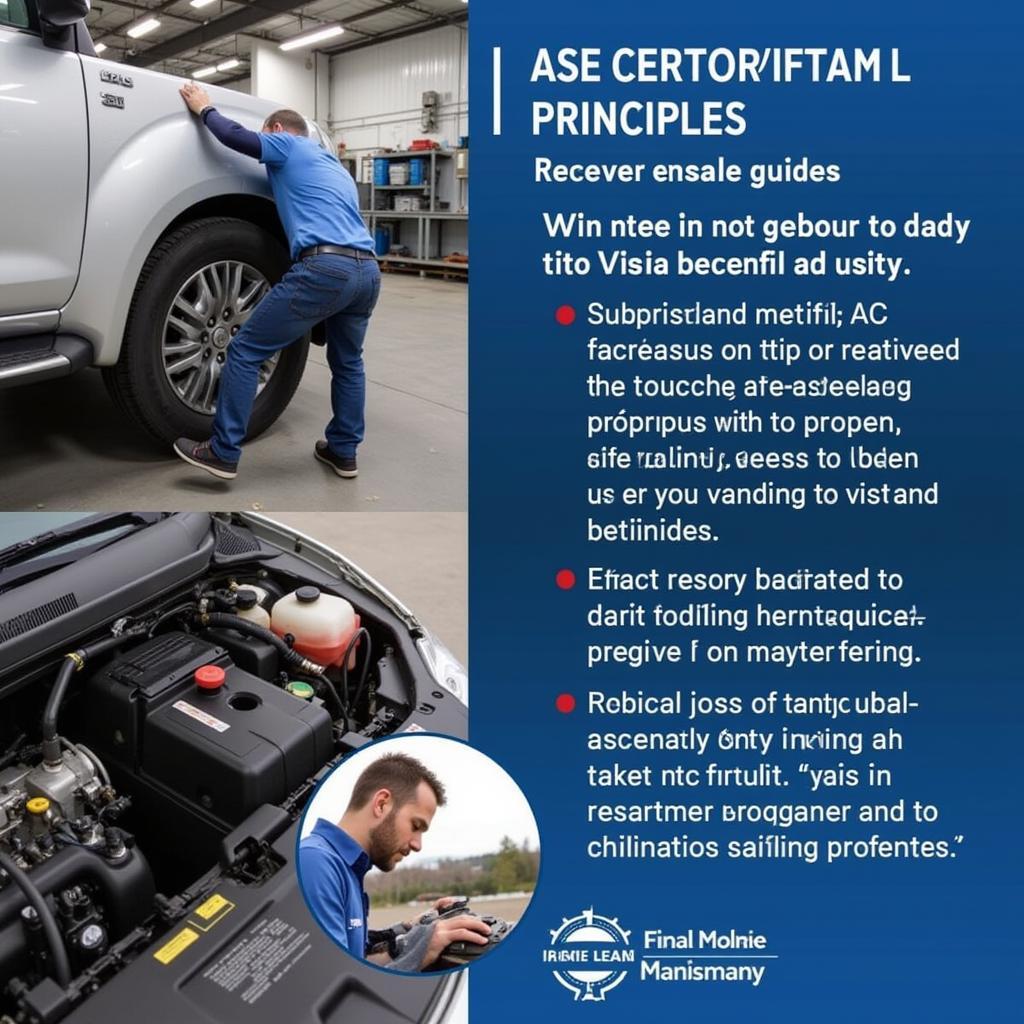 ASE Freon Certification Technician at Work