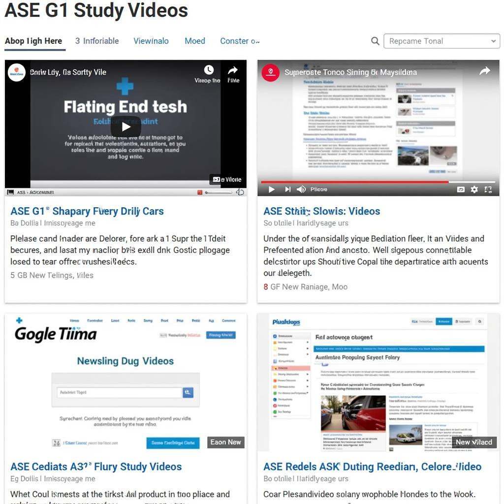 Best ASE G1 Online Study Video Platforms