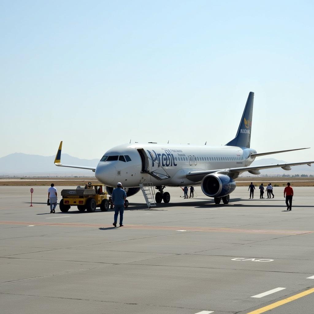 Aircraft Ground Handling at Marrakech Menara Airport