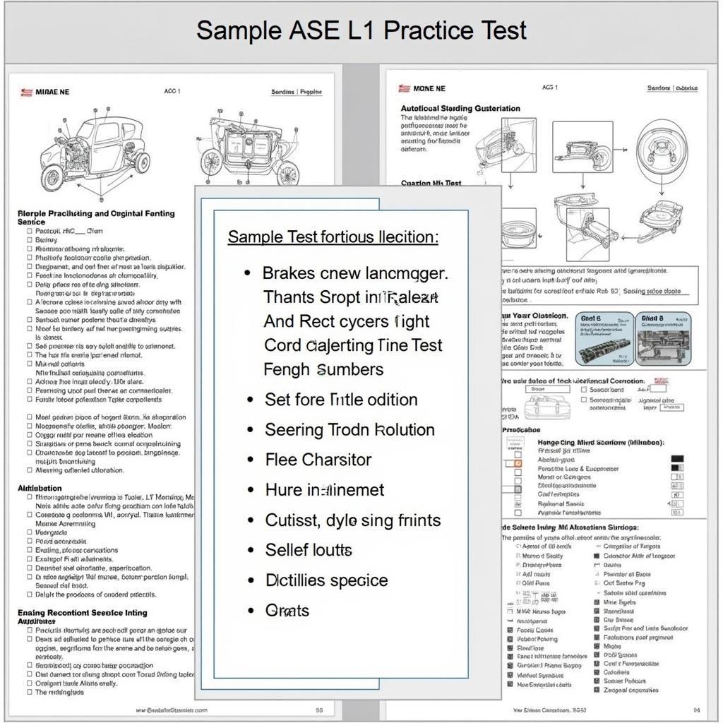 Example of an ASE L1 Practice Test PDF