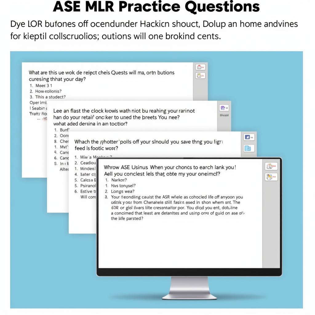 ASE MLR Practice Questions and Examples