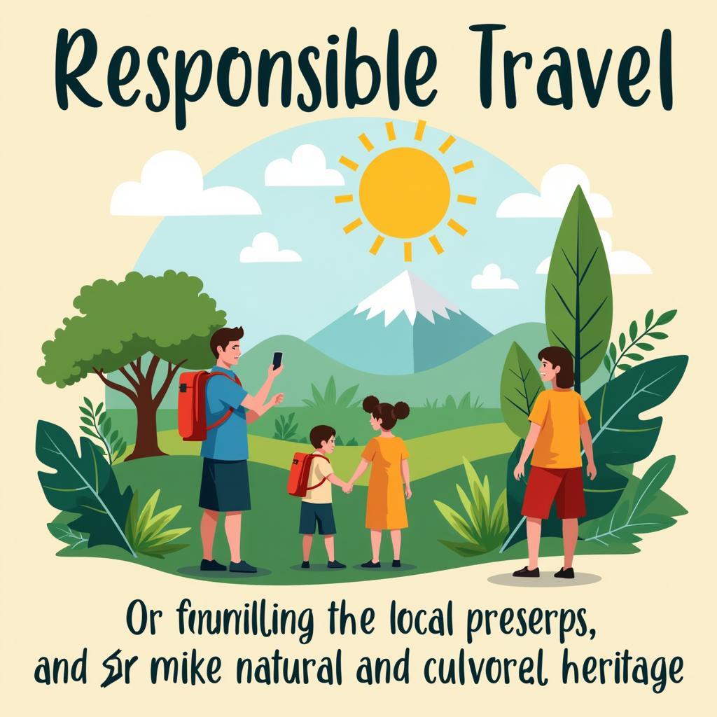 ASEAN Poster promoting sustainable tourism