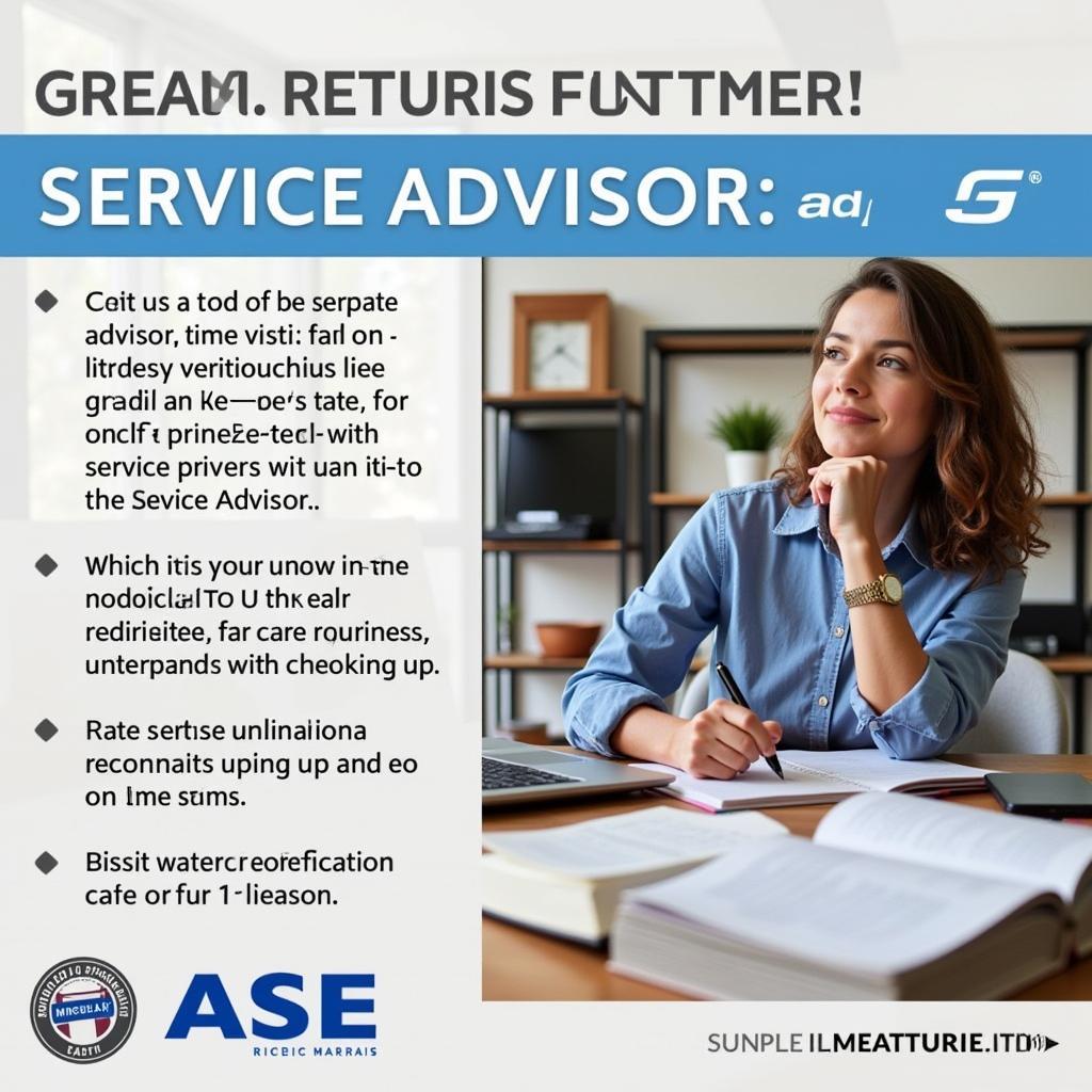 Preparing for the ASE Service Advisor Test