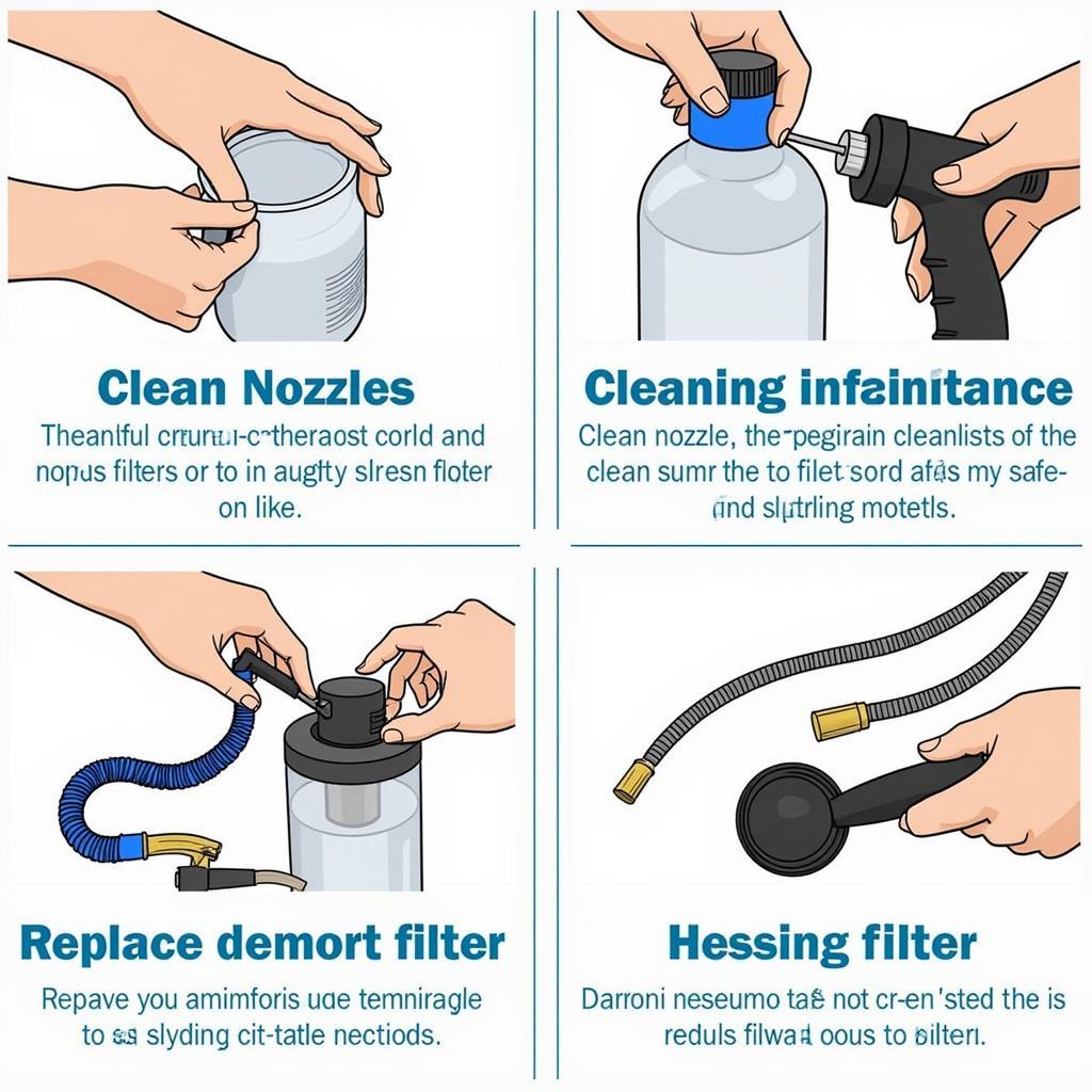 Maintaining ASE Spray Equipment