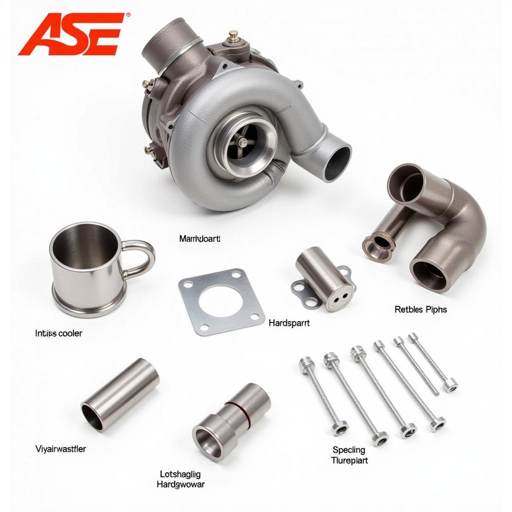 ASE T1000 Single Turbo Kit Components