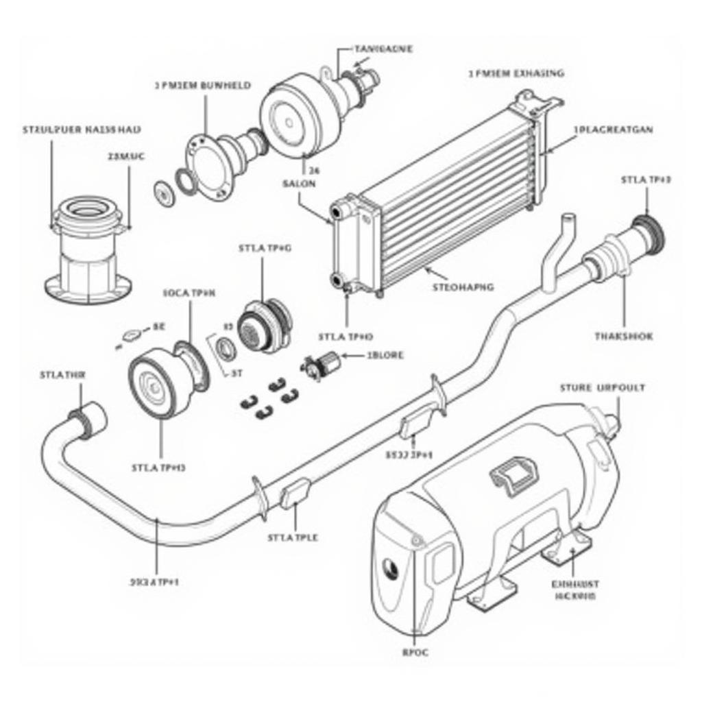 Ase T1000 Turbo Kit Components Diagram