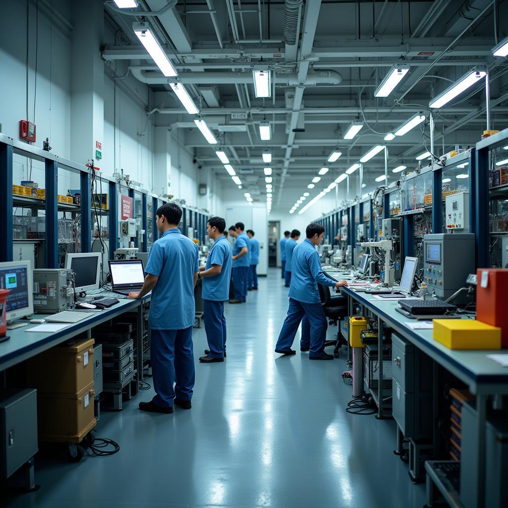 ASE Taiwan's hiring drive in the semiconductor industry, focusing on skilled engineers and technicians in 2014