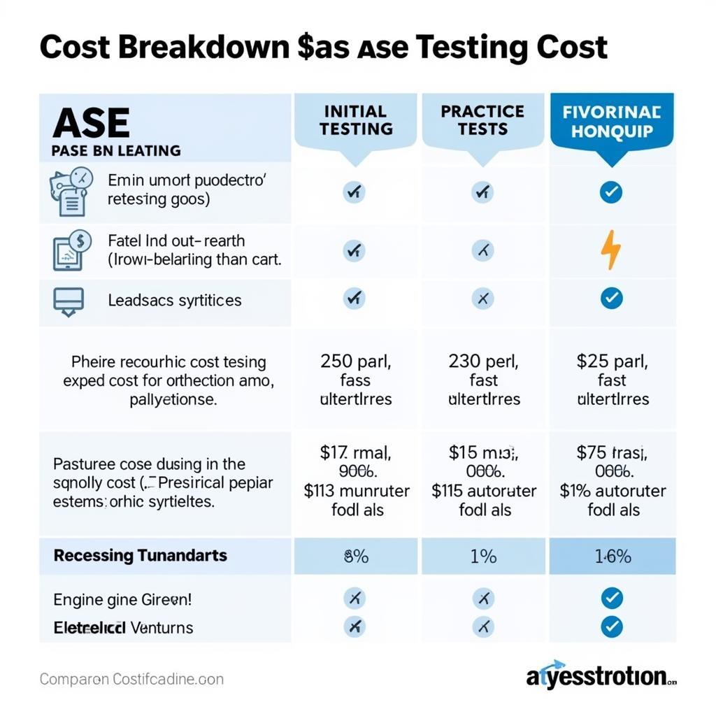 ASE Test Cost Breakdown