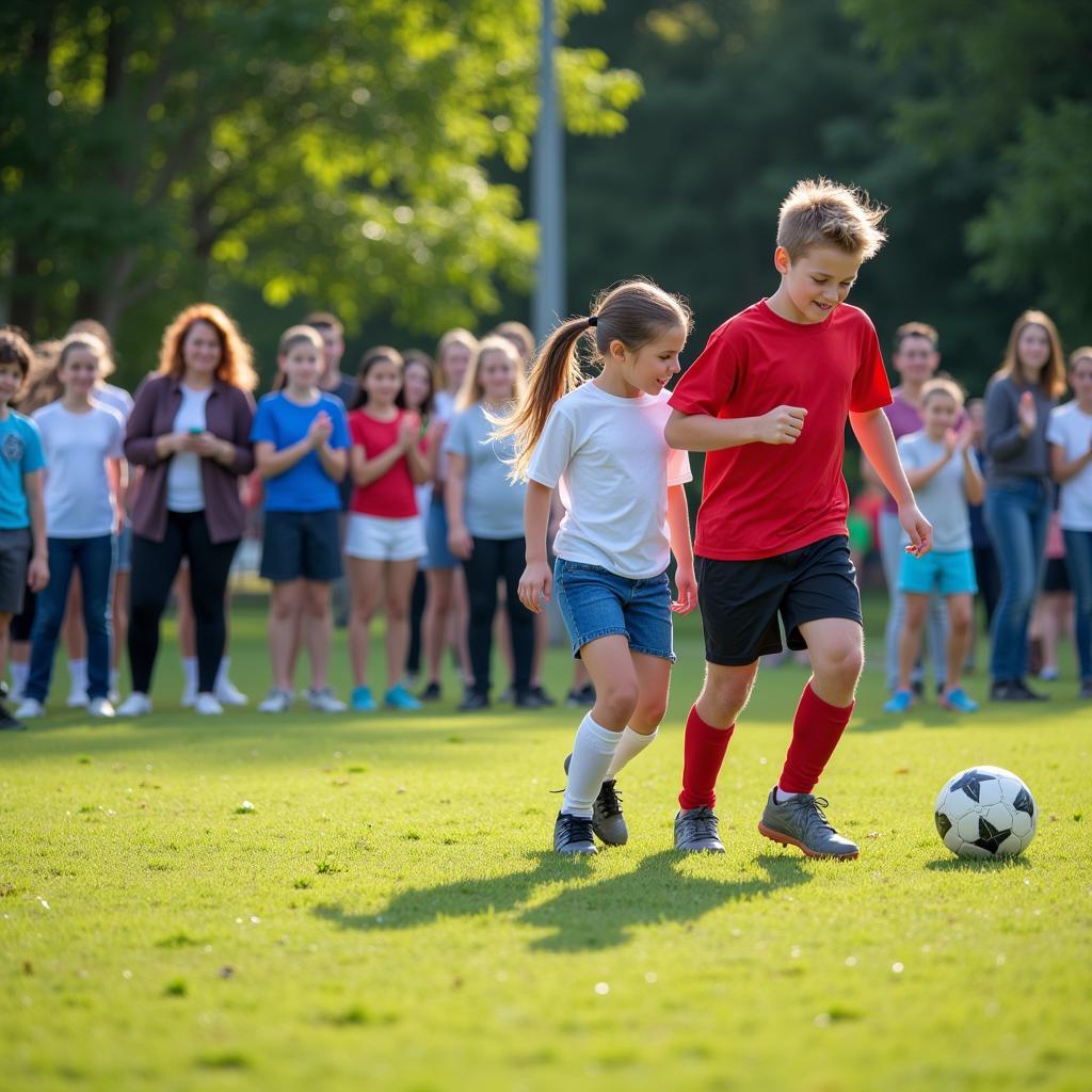 Ase youth soccer game in the Tri-Cities