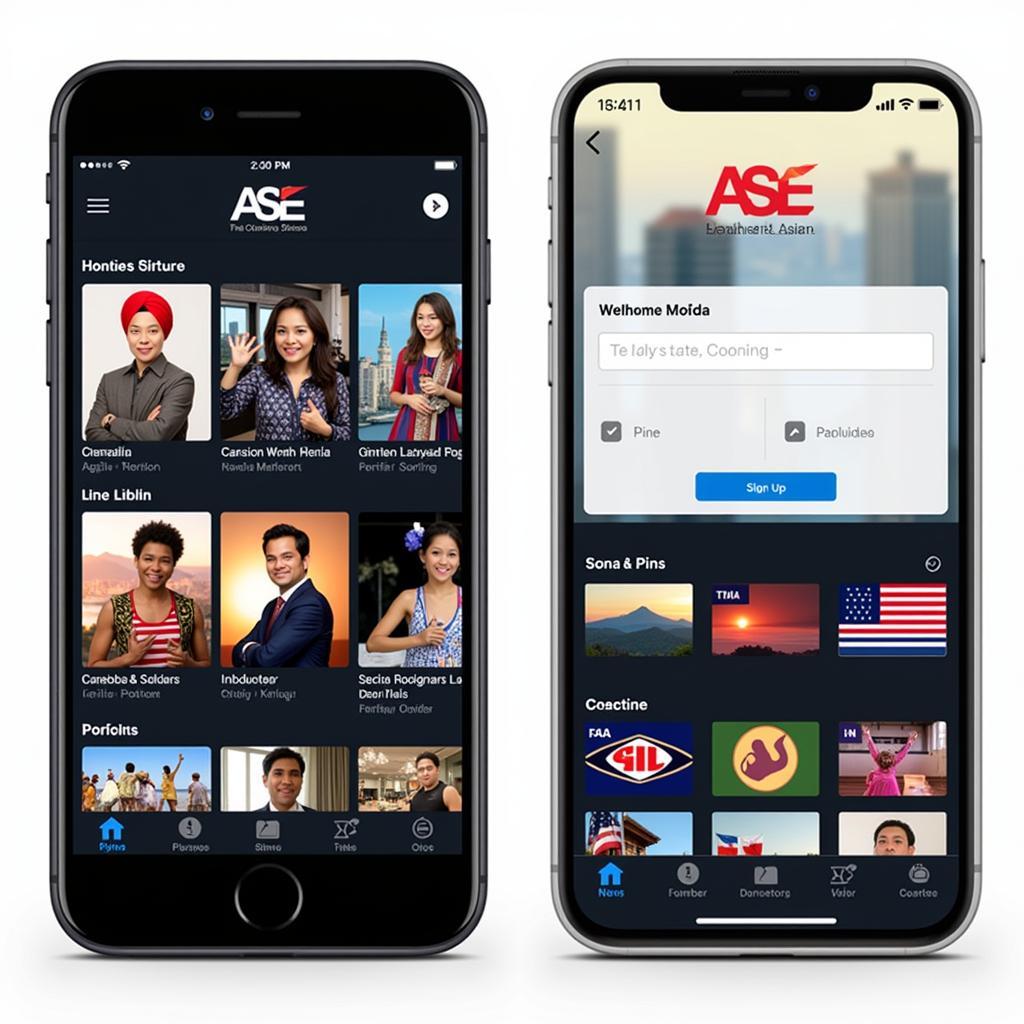 ASE TV App Interface