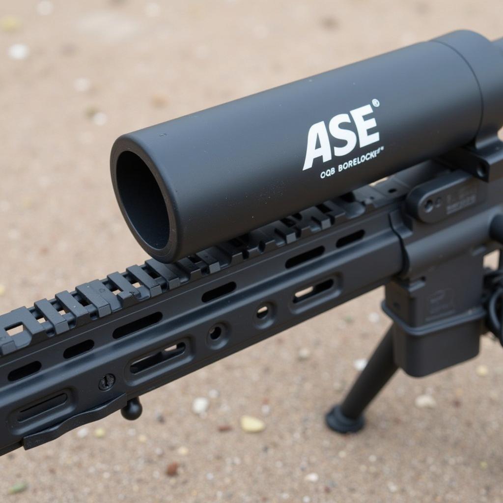 ASE UTRA Jet Z CQB BoreLock Mounted on a Rifle