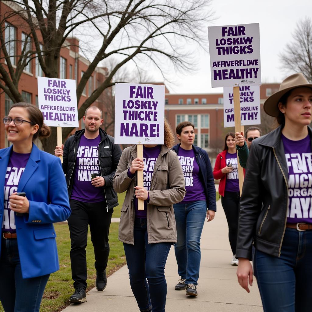 ASE UW Strike Protest