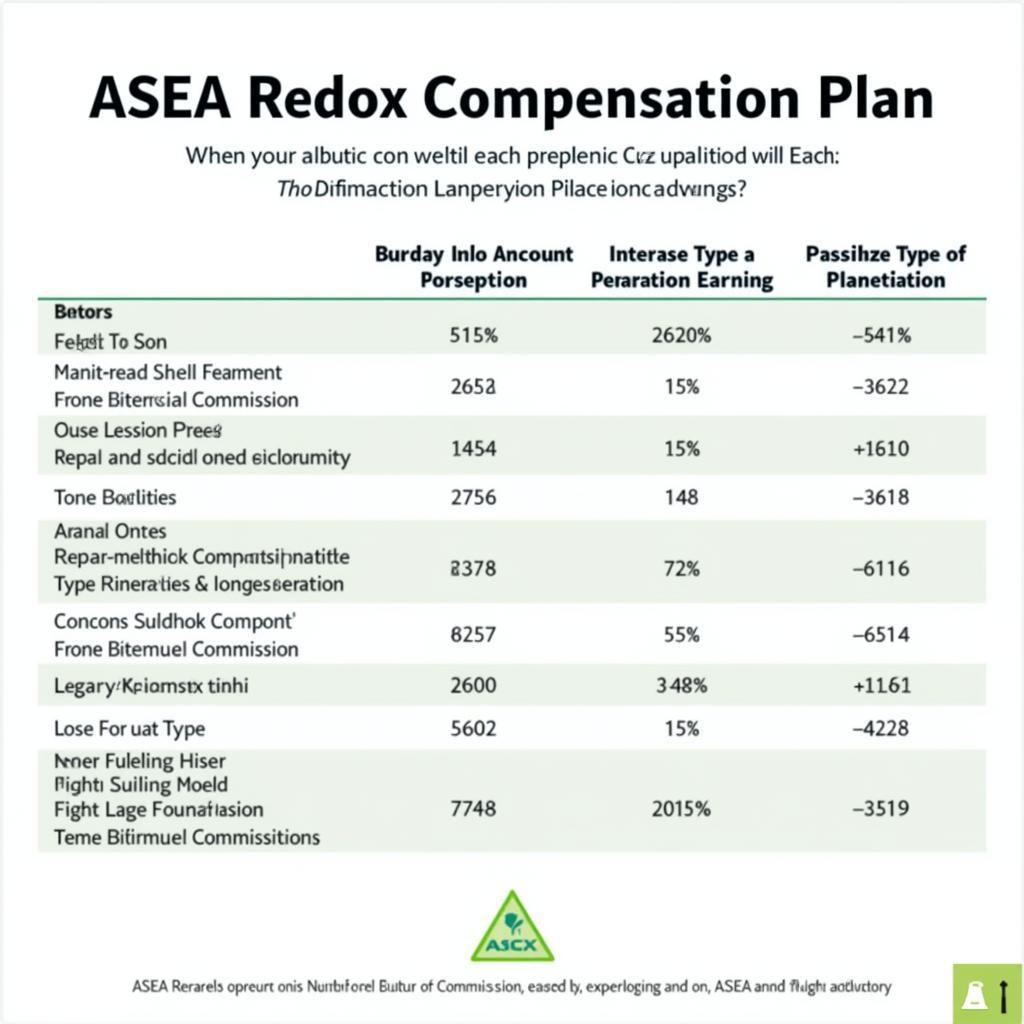 ASEA Commission Structure Breakdown