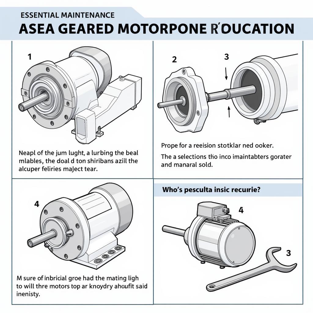 ASEA Geared Motor Maintenance Procedures