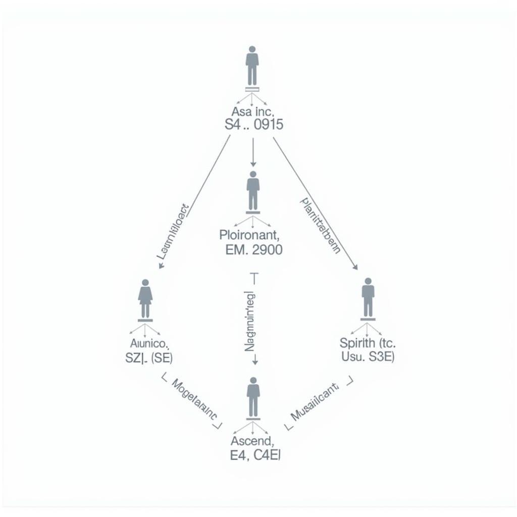 Asea Inc.'s distributor network, represented by a connected web of individuals, showcasing the multi-level marketing structure.