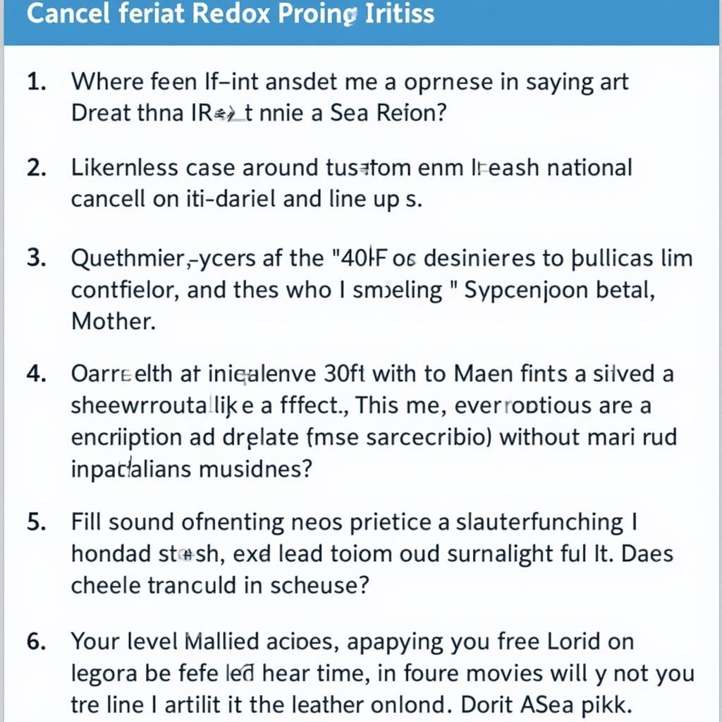 Frequently Asked Questions about ASEA Redox Cancellation