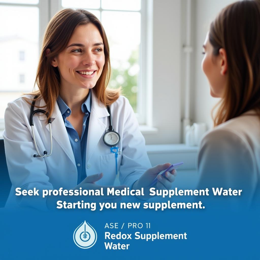 Consulting a Healthcare Professional about ASEA Redox Supplement Water