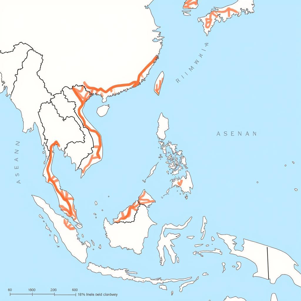 ASEAN 8NV Connectivity Projects Map