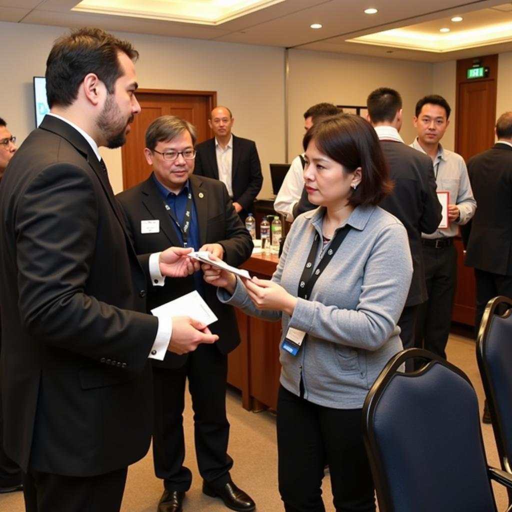 ASEAN A5 Training Participants Networking at an Event