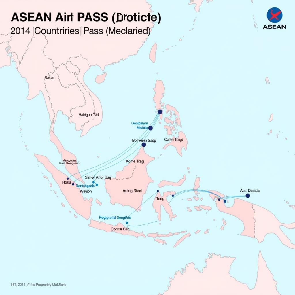 ASEAN Air Pass 2014 Route Map