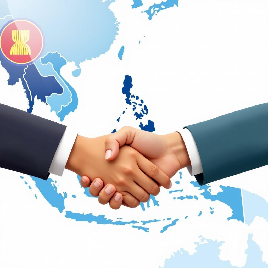 ASEAN Alliance Fund Symbolized by Handshake of Partnership