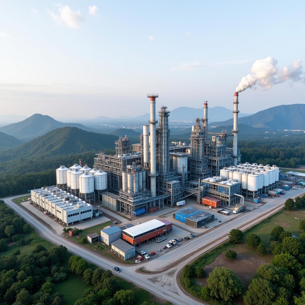 ASEAN Bintulu Fertilizer production facility overview